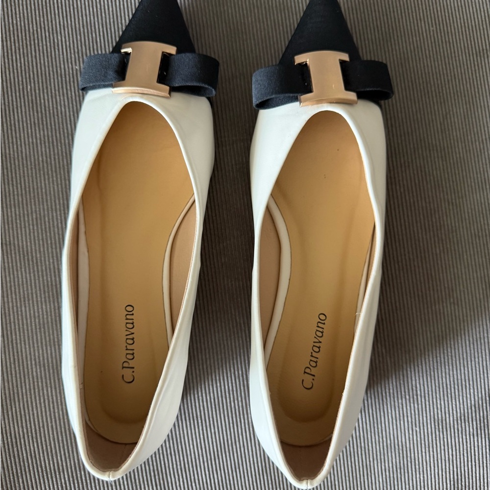 Metal Tie Flats (Aida) -Size 7 (37)